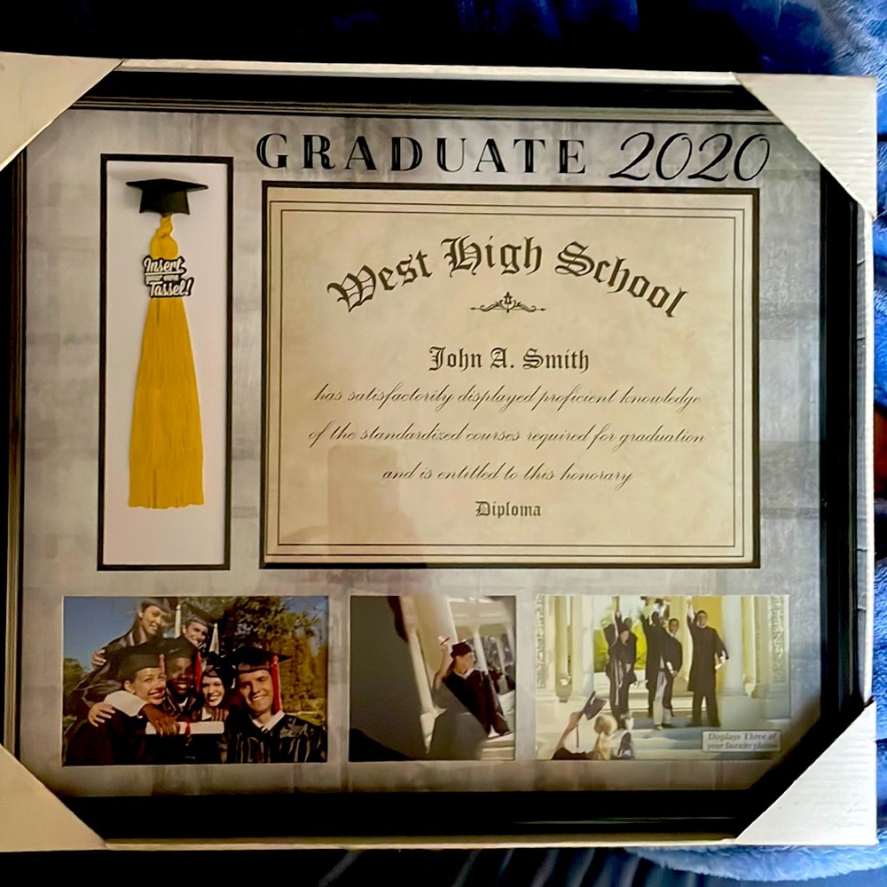 2020 graduation photo frame